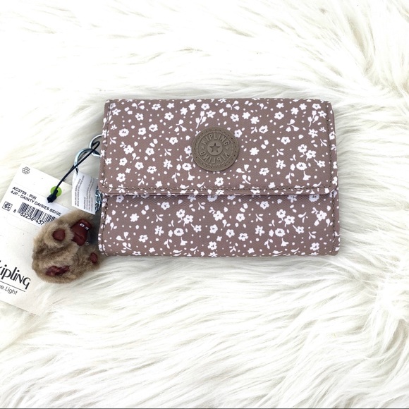 Kipling Handbags - Kipling Snap Medium Trifold Wallet Dainty Daisies